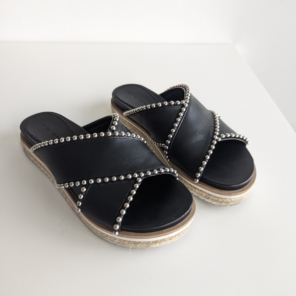 Zara Studded Slides / Sandals Size 36 - Picture 1 of 12